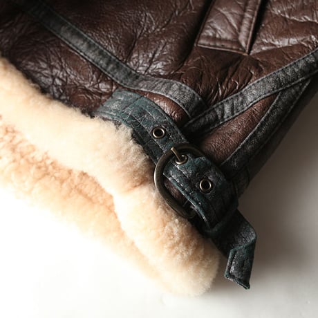 Vintage B-3 Mouton Leather Jacket