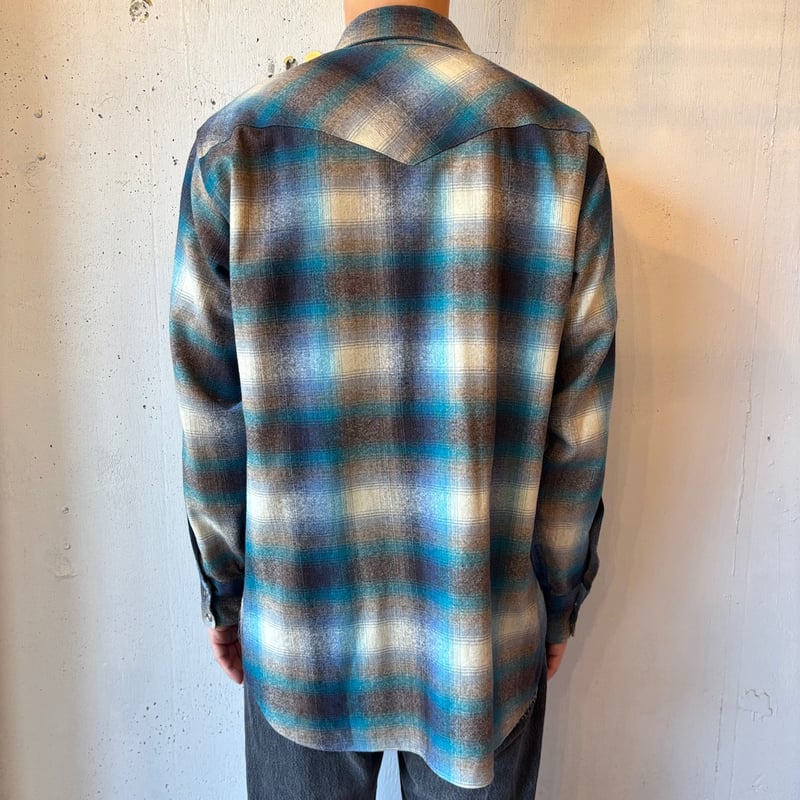 70s Pendleton Wool Western Shirt 