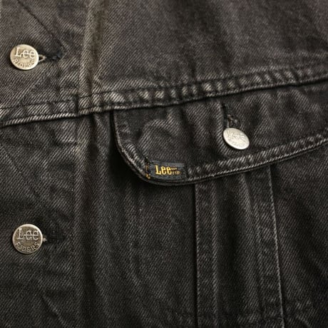 80-90s Lee 220 Black Denim Jacket