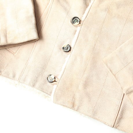 Suede Boa Jacket