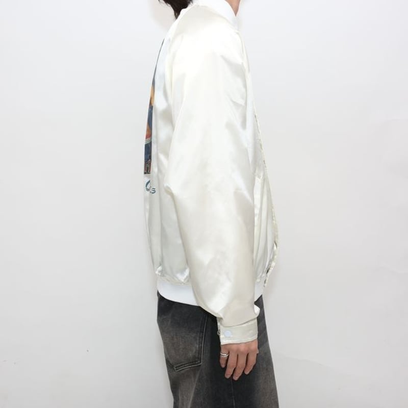 トップス aere vintage satin coat 90's S-Cup Peter Aerts Nylon Satin Jacket | Strato