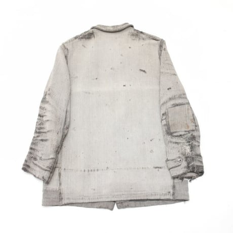 French Vintage Hunting Jacket  Witn Animal Button