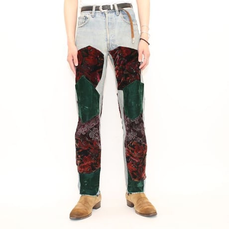 Levi's 501 Denim Pants Special Custom