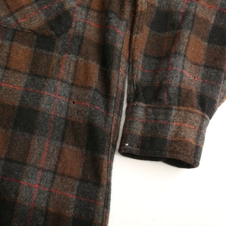 60s Towncraft Wool Plaid Loop Shirt