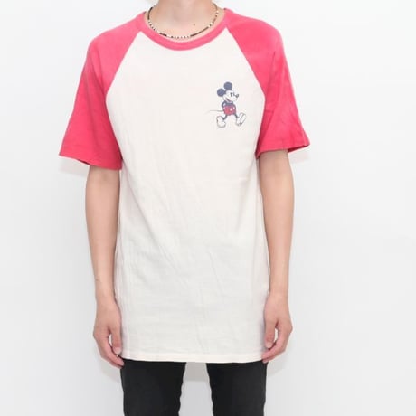Old Mickey Raglan Sleeves T-Shirt