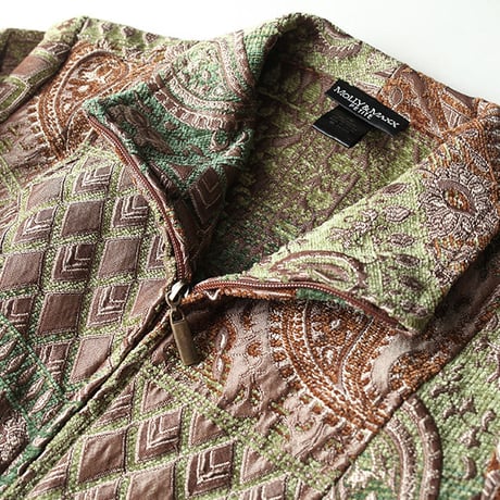 Paisley Zip Up Jacket
