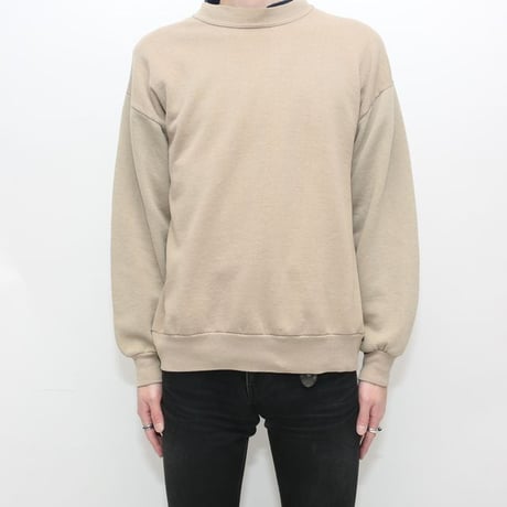 90s Jerzeez Blank Sweat Shirt Beige