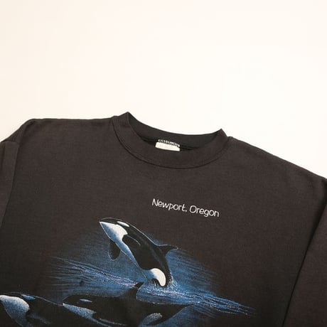 90s Tultex Killer Whale Sweat Shirt