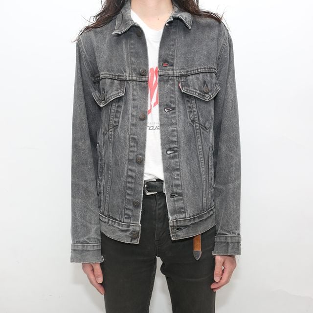 80's Levi's 70506-0259 Black Denim Jacket | Strato