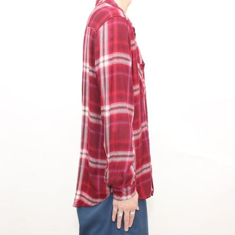 Rayon Checked Pattern Shirt