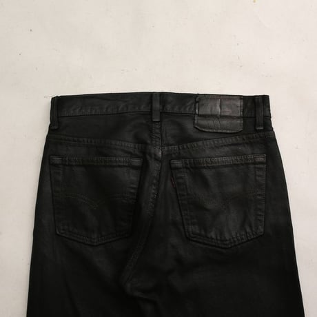 90s Levi's 501 Denim Pants "Black Coated & Damage"