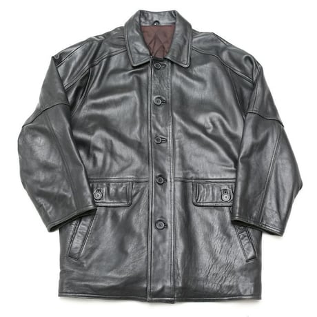 Black Leather Coat
