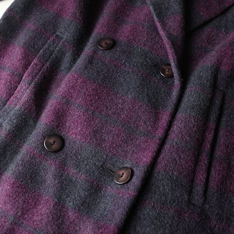 Border Wool Coat