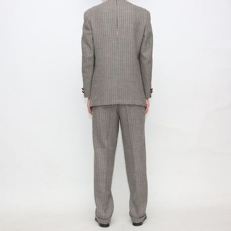 Hound's Tooth Pattern 2Pcs Set Up MADE IN ENGLAND
