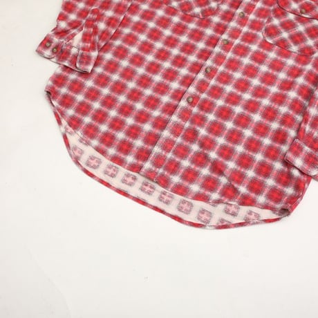 Print Flannel Plaid Shirt