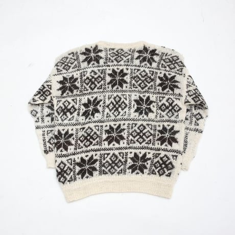 Nordic Pattern Knit Sweater