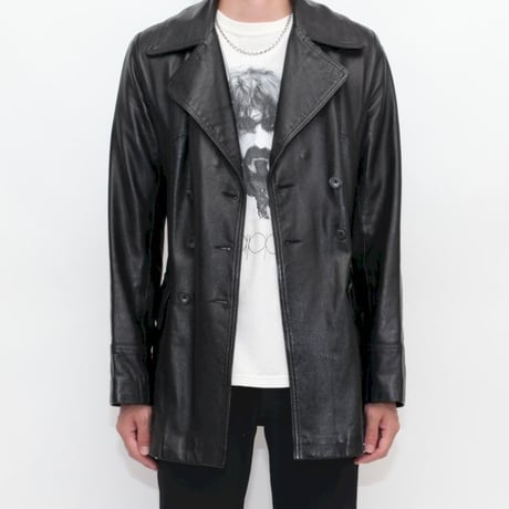Skinny Leather Coat MADE IN ENGLAND