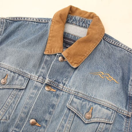 Corduroy Collar Denim Jacket