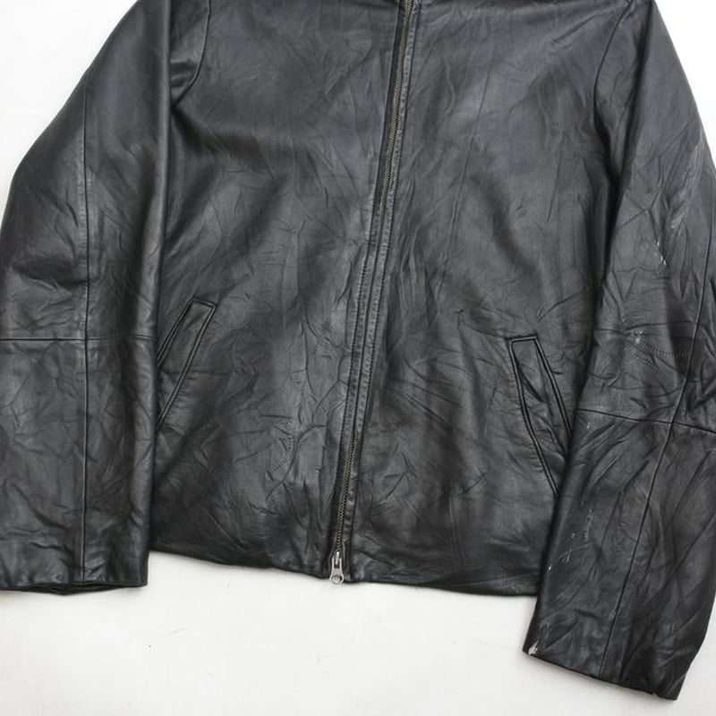 Eddie Bauer Black Lamb Leather Jacket | Strato