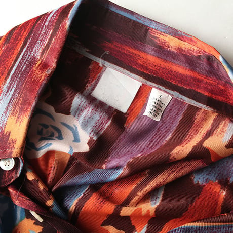 Vintage Flower Pattern Shirt