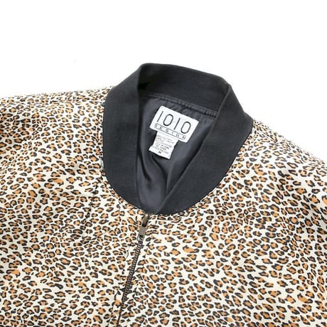 Leopard Pattern Silk Jacket