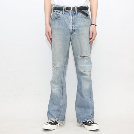 70's Levi's 646 Damaged Flare Denim Pants