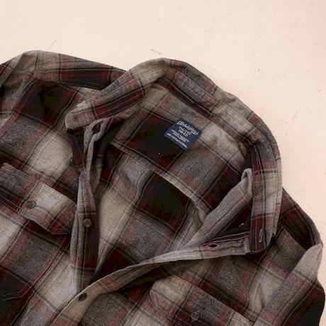 Ombre Check Flannel Shirt