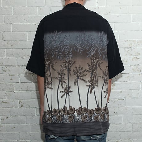 ホリゾンタルパターンアロハシャツ Hawaian S/S Shirt