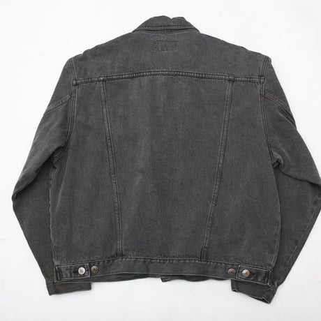 Black Denim Trucker Jacket