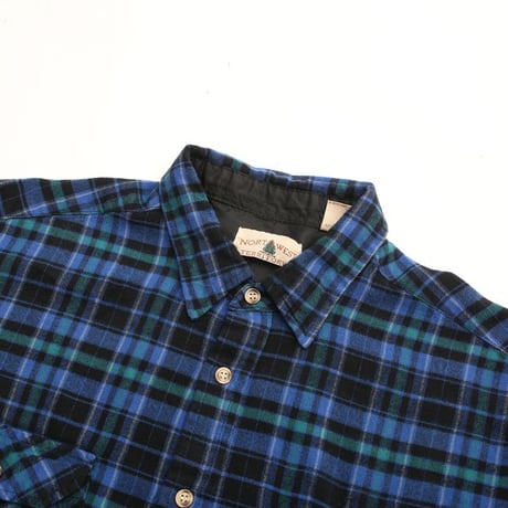 90's North West Territory Plaid Acrylic Shirt