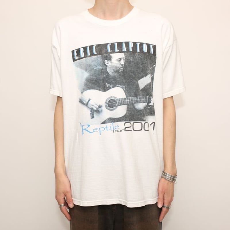 2001 JAPAN TOUR エリッククラプトン REPTILE 半袖 シャツ 2001 JAPAN TOUR エリッククラプトン REPTILE 半袖 シャツ