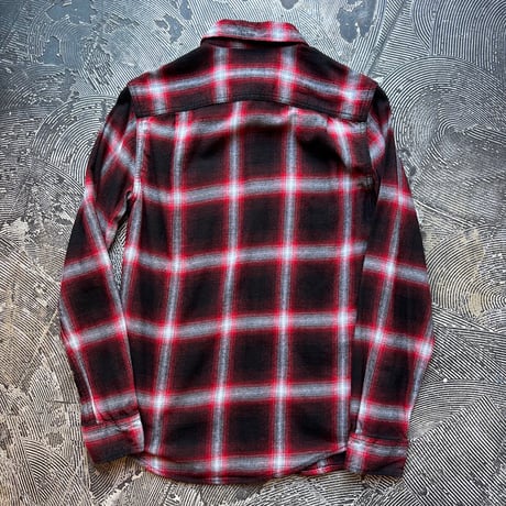 Ombre Plaid Cotton × Viscose Flannel Shirt