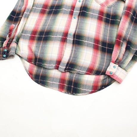 Levi's Ombre Plaid Western Shirt