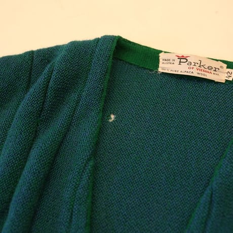Euro Vintage Parker Of Vienna Alpaca Cardigan