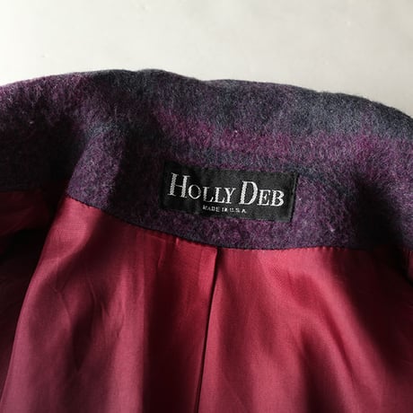 Border Wool Coat