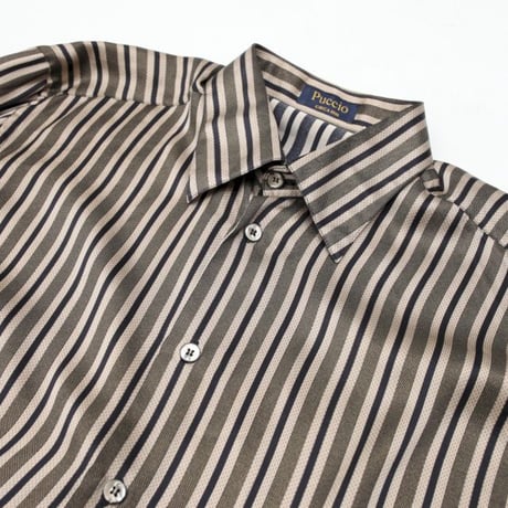 Silk Stripe L/S Shirt