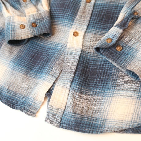 Ombre Checker Flannel Shirt