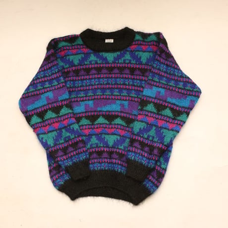 Hand Made Mohair Knit Sweater