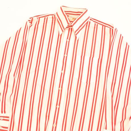 70's Arrow Striped Polyester L/S Shirt