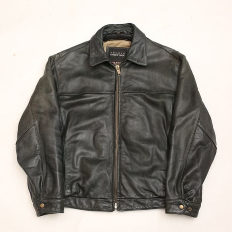 90s Andrew Marc × Wilsons Black Leather Sport Jacket
