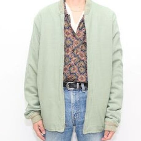 Vintage Zip Up Knit Jacket