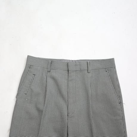1Tuc Plaid Slacks