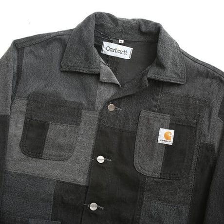 Carhartt Patchwork Remake Black Denim Jacket