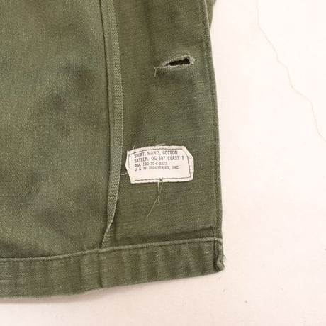 70s US.ARMY OG107 Utility Shirt 3rd Model