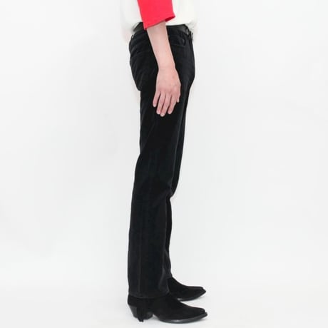 Dior Homme Black Velour Flared Pants 05A/W