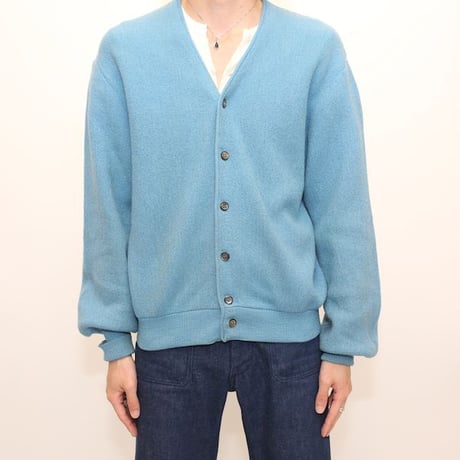70's Arnold Palmer Alpaca × Wool Knit Cardigan