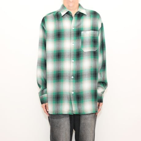 Caltop Acrylic Ombre L/S Shirt MADE IN USA