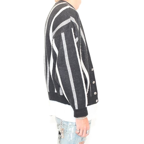 Stripe Knit Cardigan