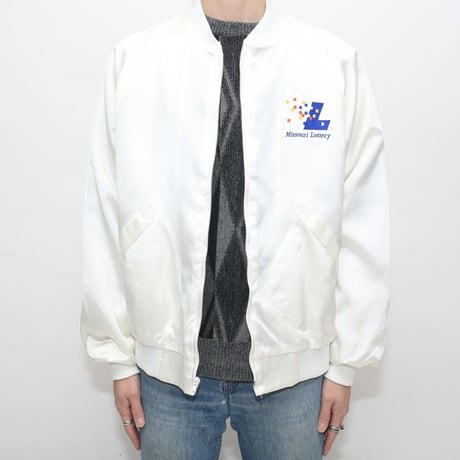 80's Missouri Lottery Nylon Satin Jacket
