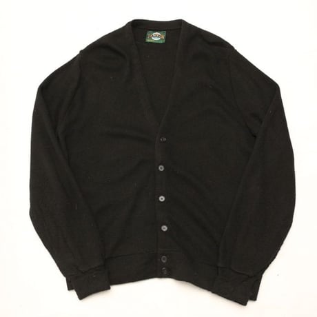 Jantzen Acryl Knit Cardigan Black MADE IN USA